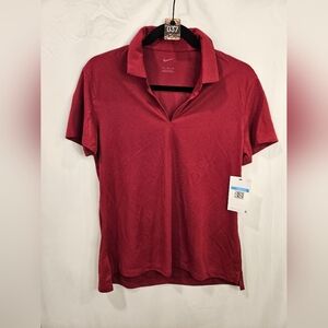 037 NWTs Red Nike Polo Size Medium